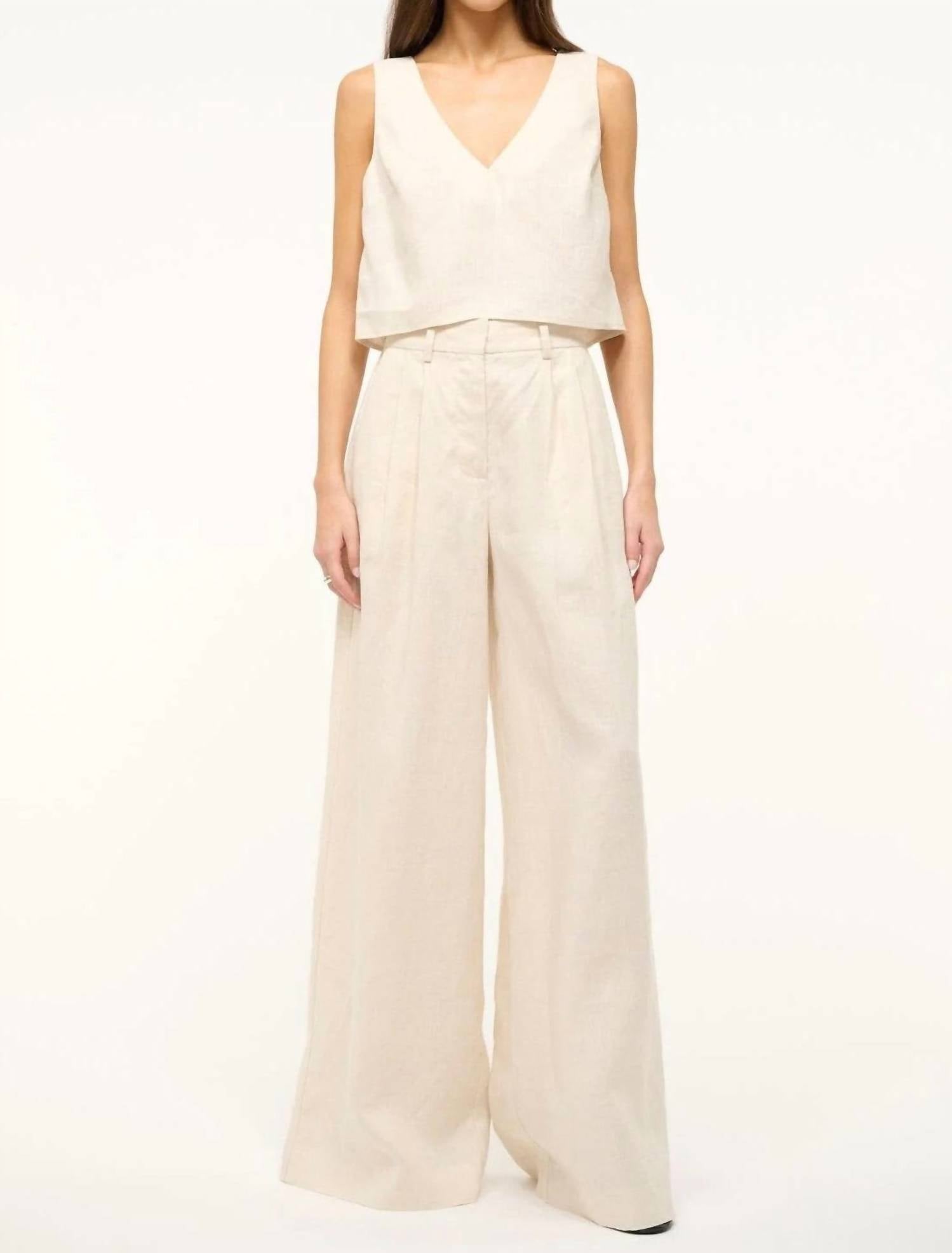 Staud - Sasha Linen Pant