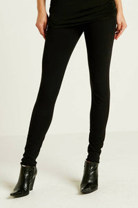 PLANET by Lauren G. SCUBA JEGGINGS in black - women's pants