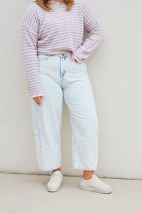 Miou Muse - The Bubbly Barrel Jeans