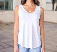 Grace And Lace - Perfect Pocket Scoop Tank Top
