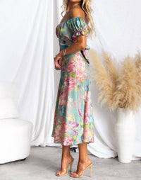 One & Only - AMBOISE OFF SHOULDER DRESS