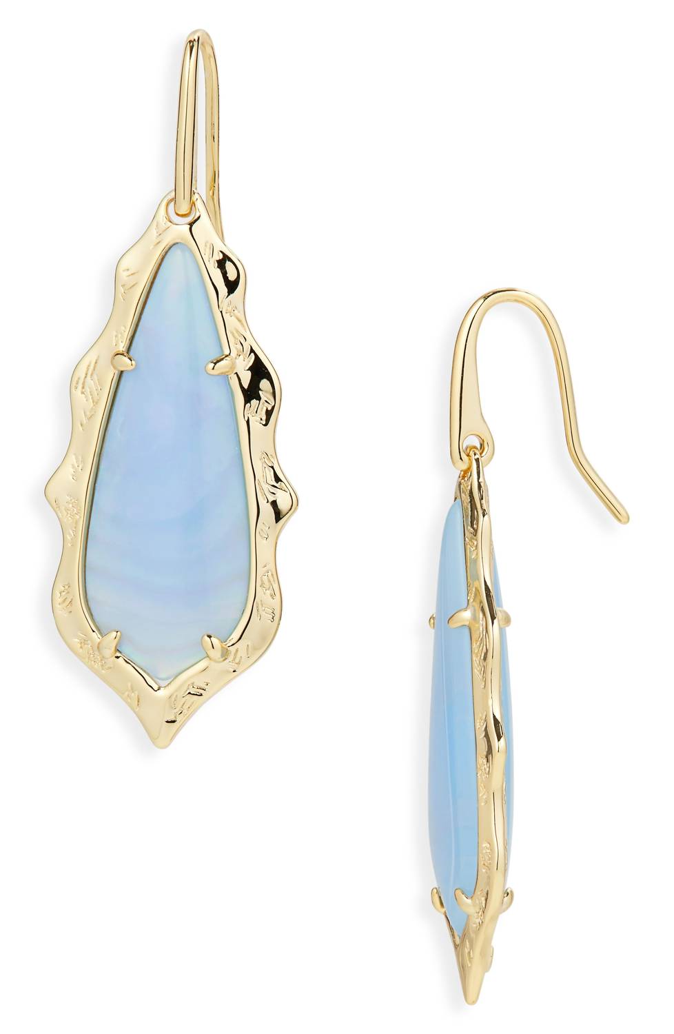 Kendra Scott - Women's Adriana Scallop Frame Drop Earrings