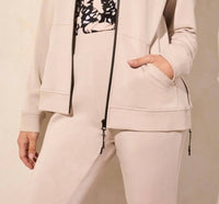 Tribal - Long Sleeve Mock Neck Cardigan Jacket