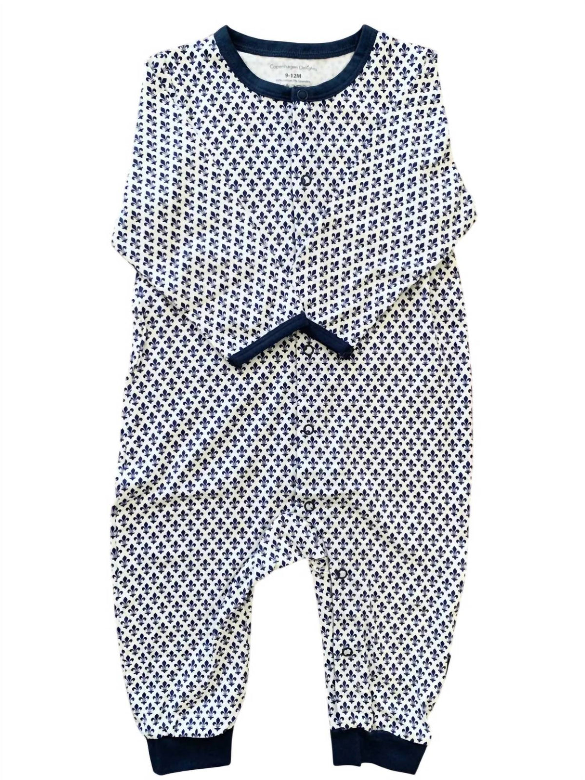 Copenhagen Delights - Boys' Motif Printed Long-Sleeve Romper