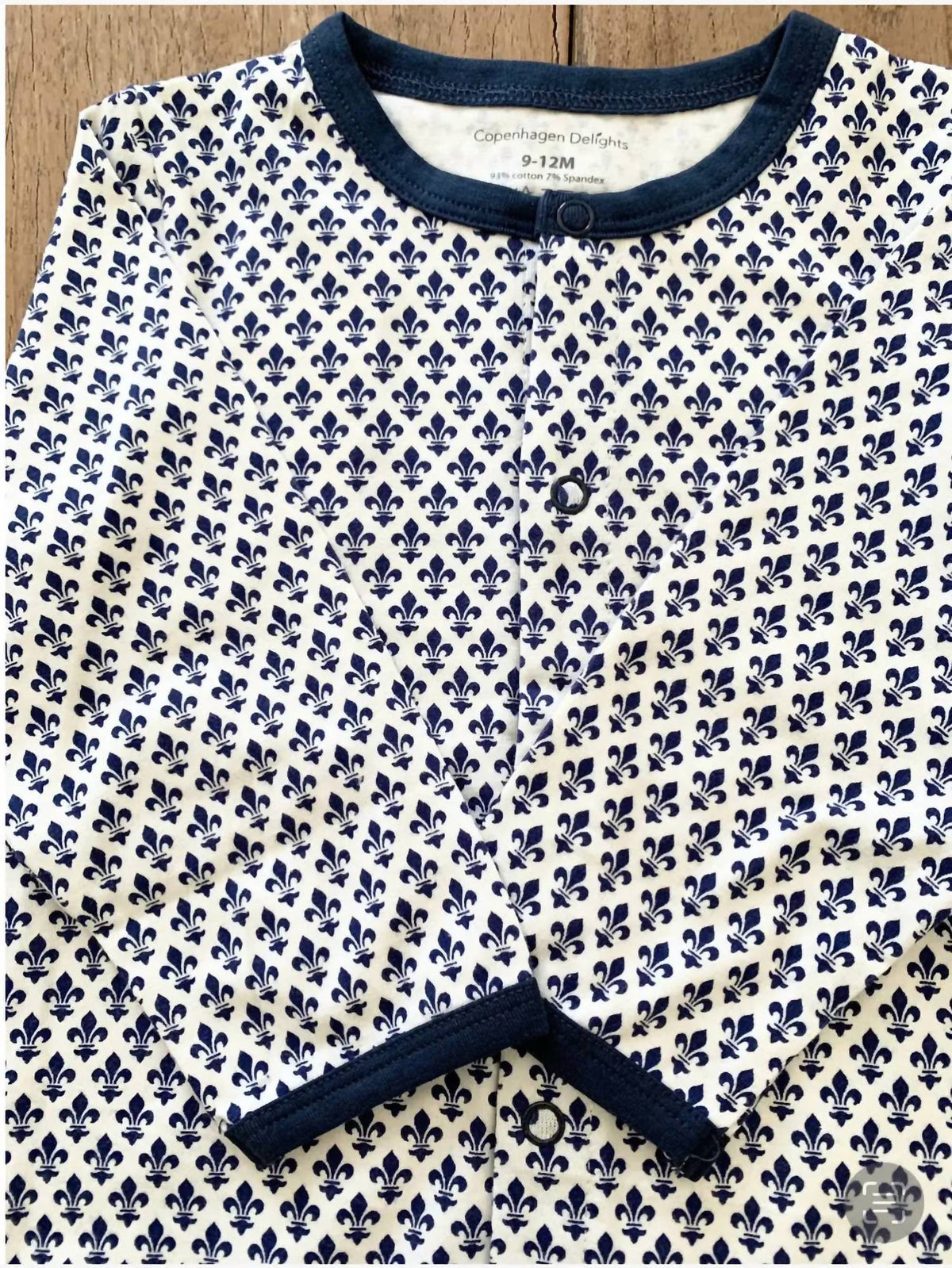 Copenhagen Delights - Boys' Motif Printed Long-Sleeve Romper