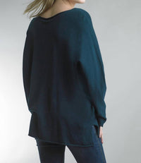 Tempo Paris - V-neck Tunic Cozy Sweater