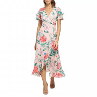 Kensie - Flutter Sleeve Midi Dress