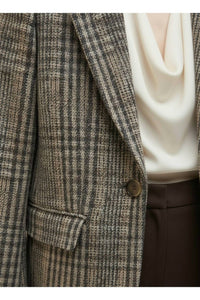 ISABEL MARANT Kerstin Long Sleeve Jacket in beige - women's jacket - alternate view