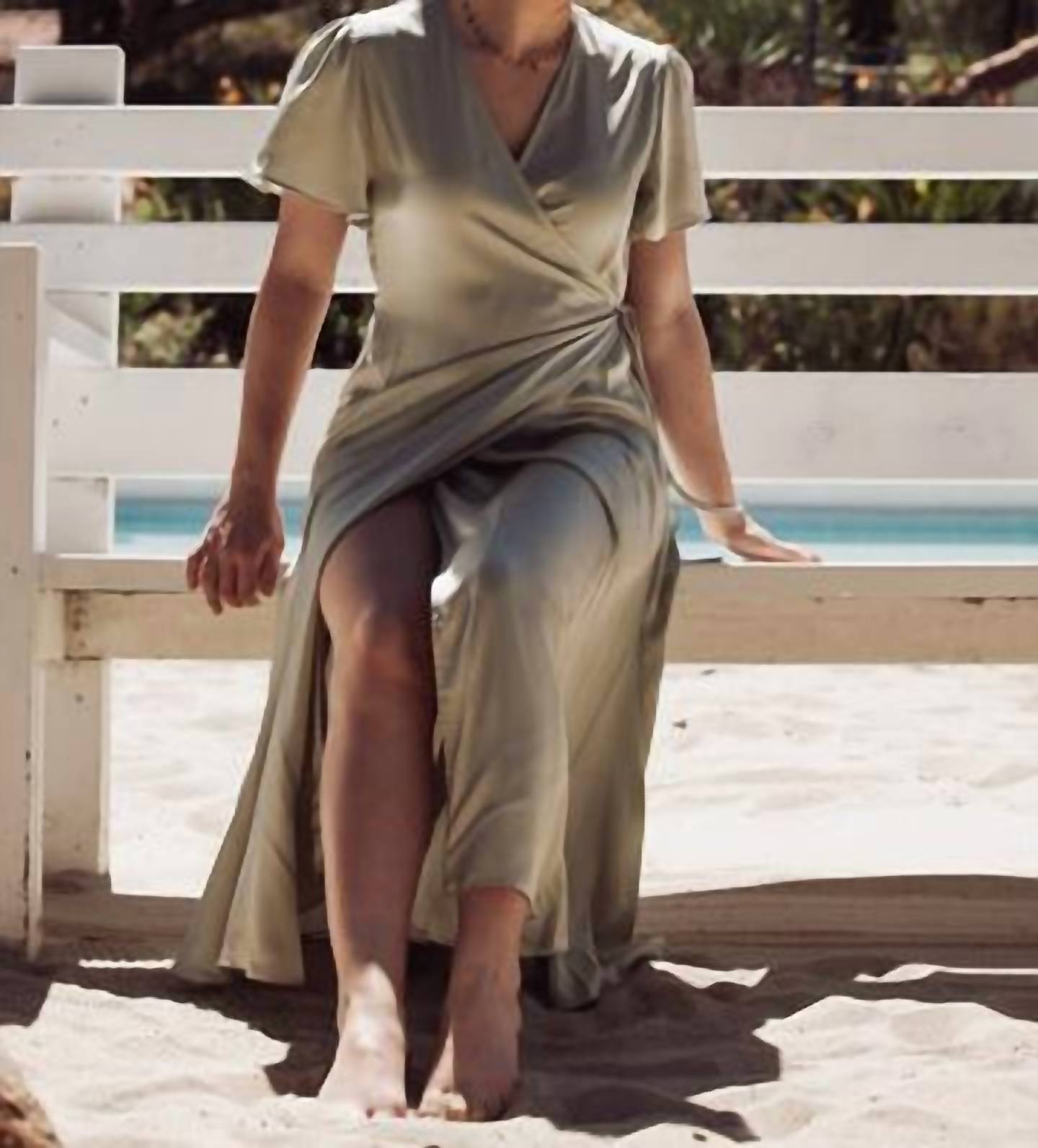 Reset By Jane - Emerson V Neck Wrap Dress