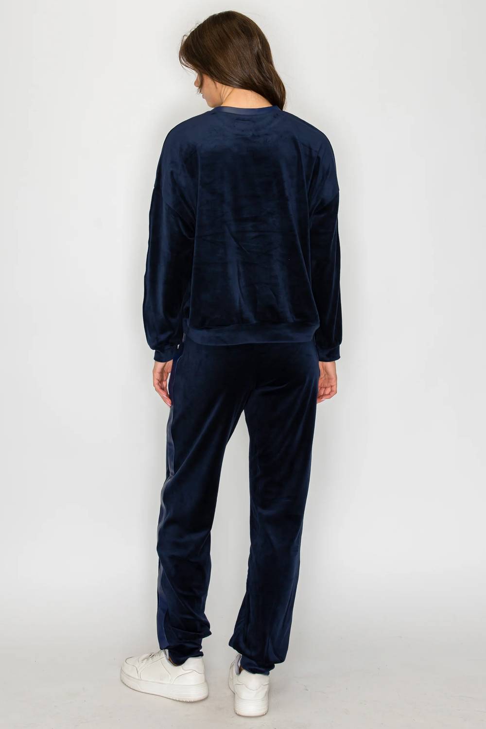 Knit Riot - Velour Track Jogger Pants