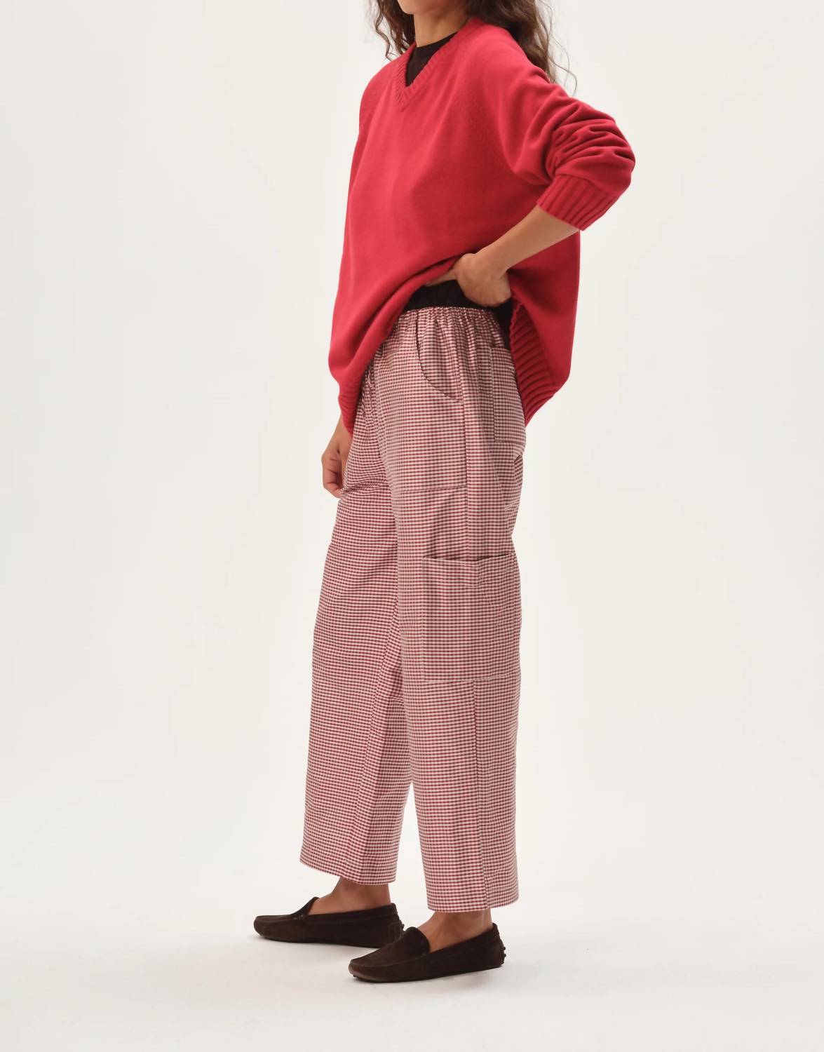 Donni. - Silk Wide-Leg Pants