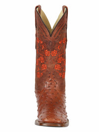 El General Western Wear - Women’s Rose Of Texas Exotic Ostrich Cowboy Boots