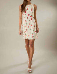 Sunday Edition - Morgan Cherry Printed Mini Dress