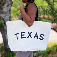 Ellison+Young - Women's State On My Mind Canvas Tote Texas
