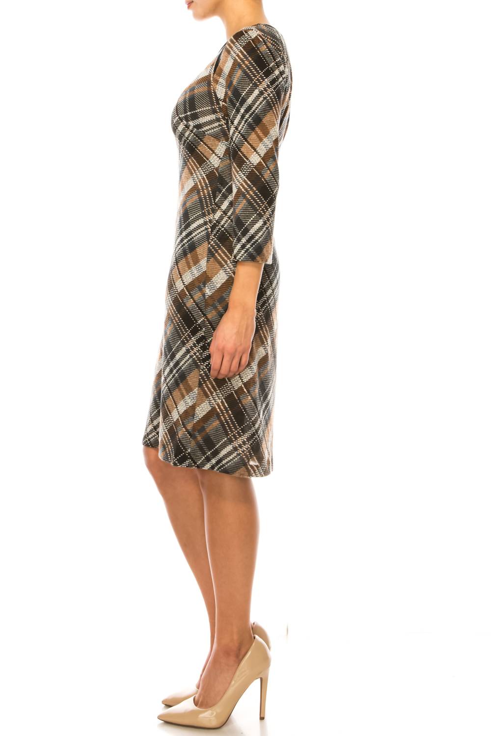 Connected Apparel - Long Sleeve Sheath Dress