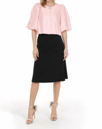 Joseph Ribkoff - Shimmer Puff Sleeves Crop Jacket