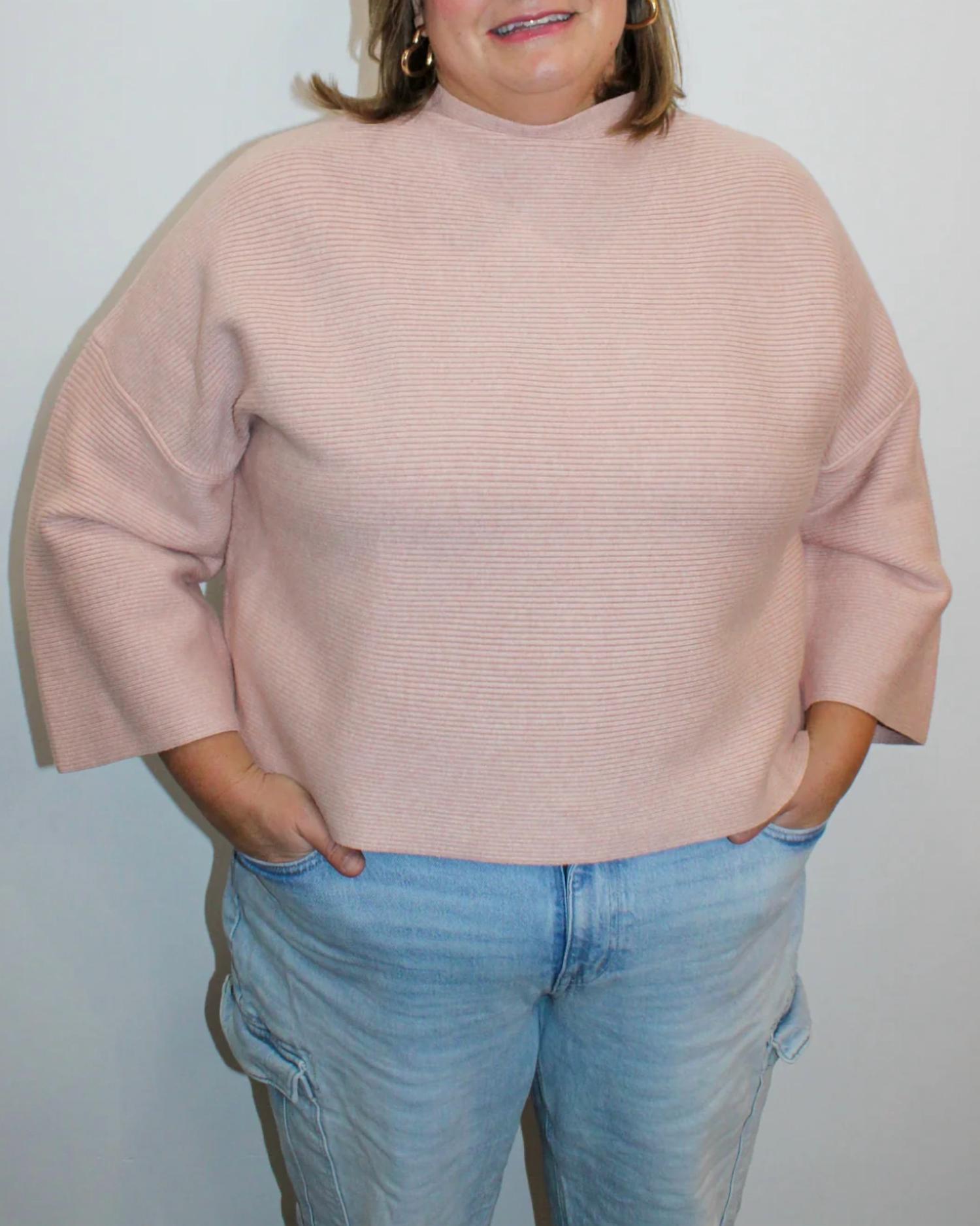 Ellison - Abbey Ribbed Sweater - Plus