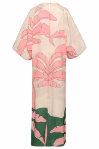 Juan De Dios - Andina Cowrie Shell Neckline Tunic Kaftan Dress