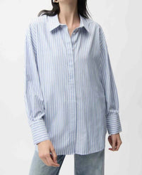 Joseph Ribkoff - Tencel Stripe Boxy Blouse