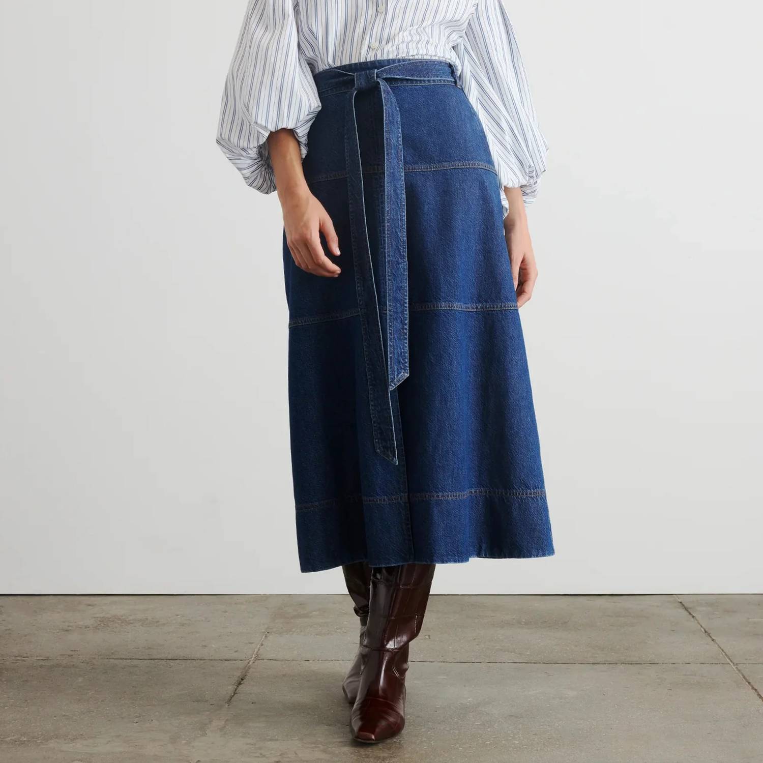 Tanya Taylor - Hudley Midi Denim Skirt