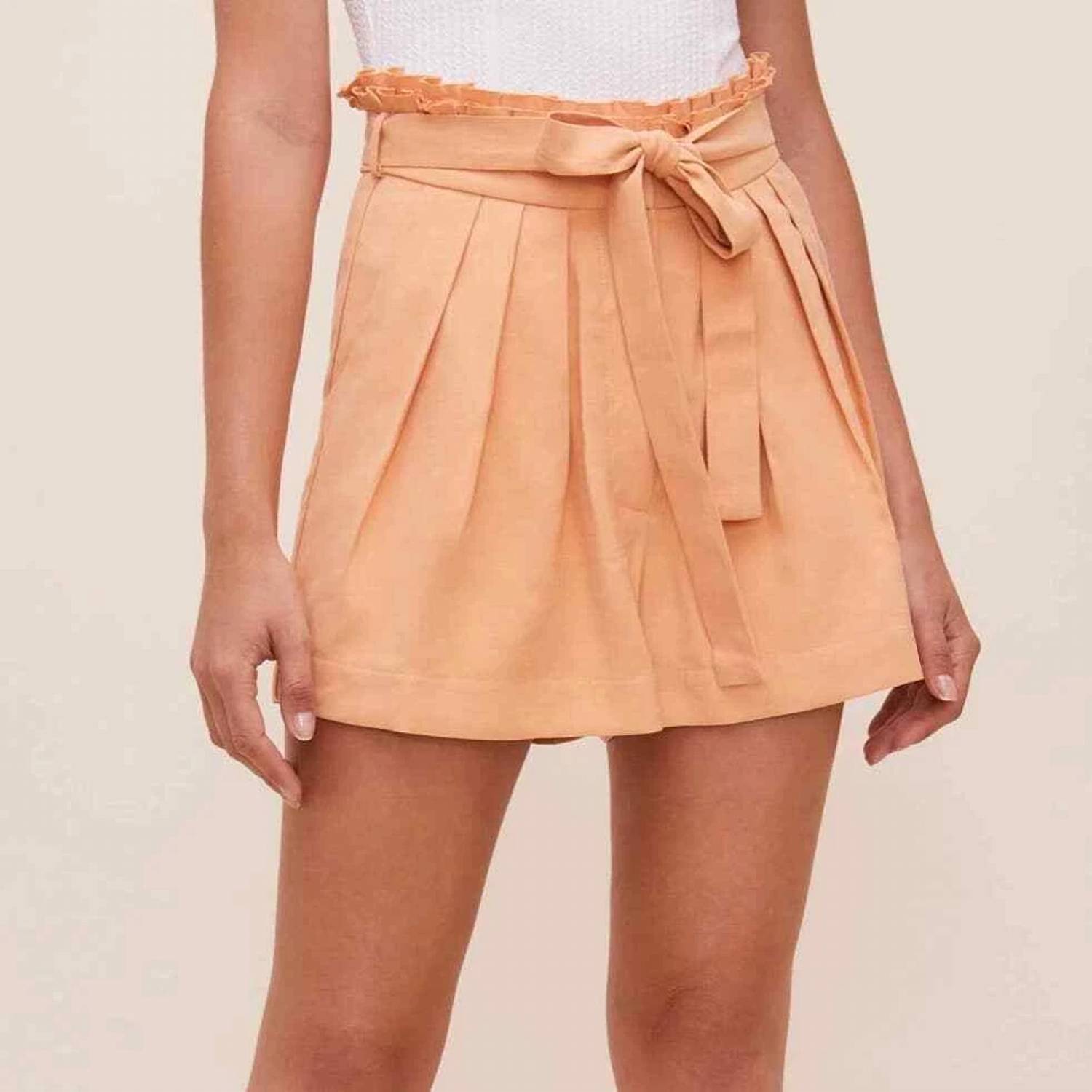 ASTR Pacific Shorts in peach papaya - women's shorts