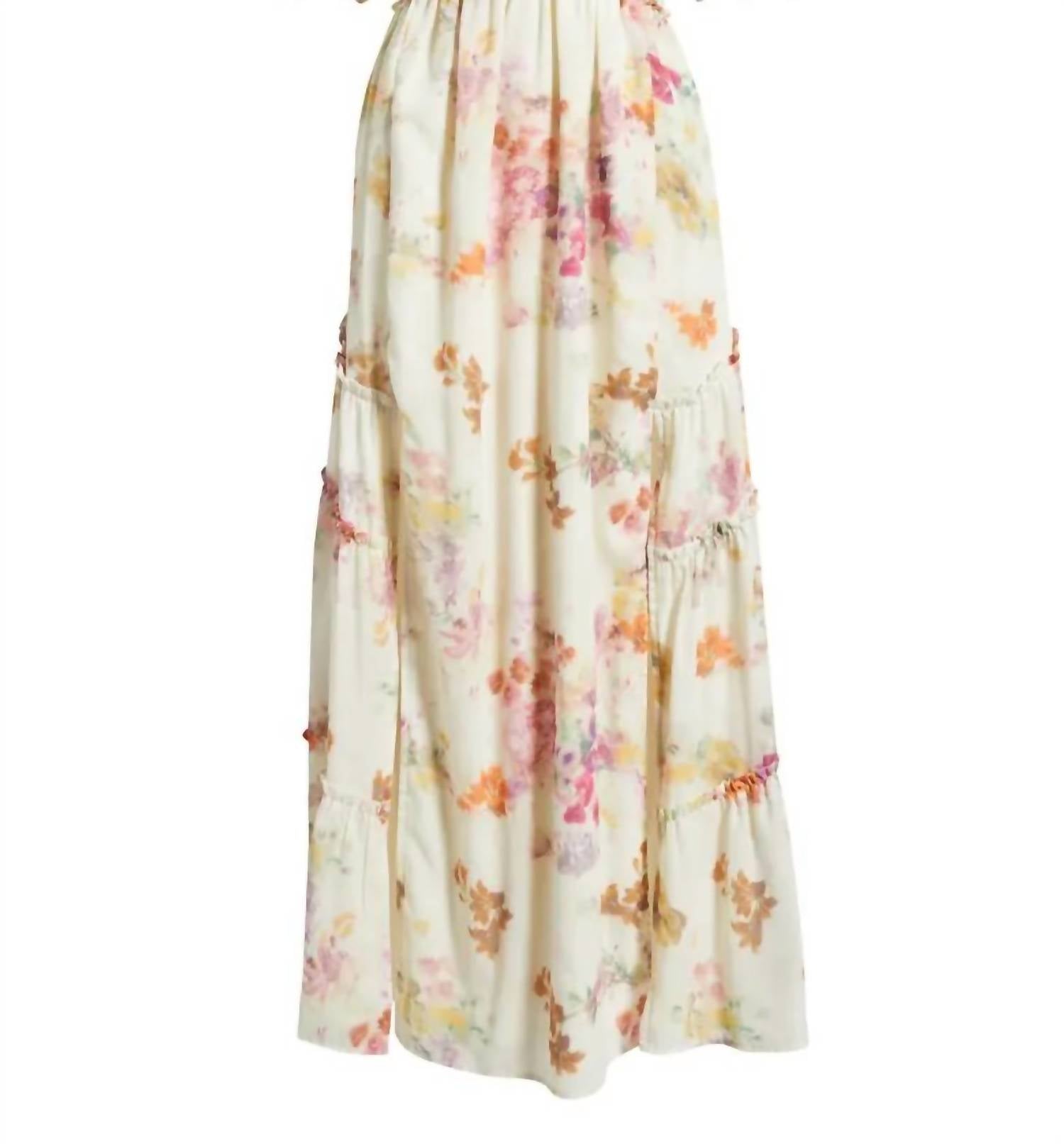 Lulus - Madison Ruched Bodice Maxi Dress