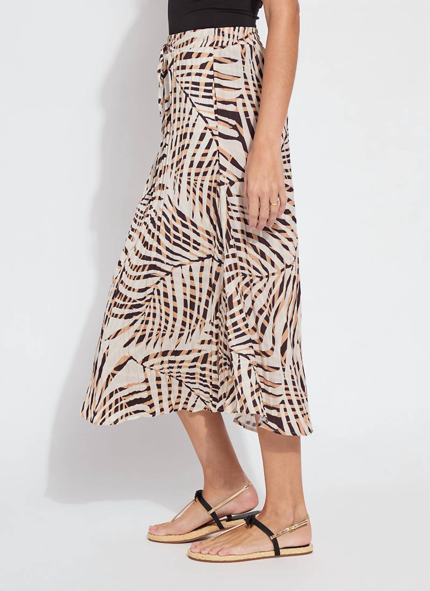 Lysse - Packable Pleated Printed Skirt