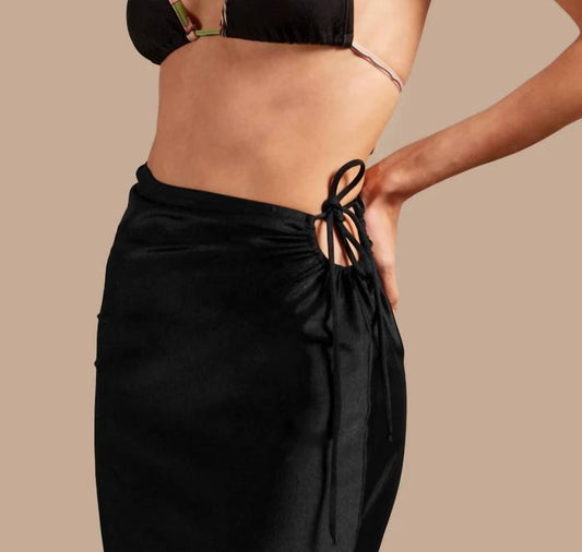 Adriana Degreas - Timeless Pereo Gathered Front Cover-up Skirt