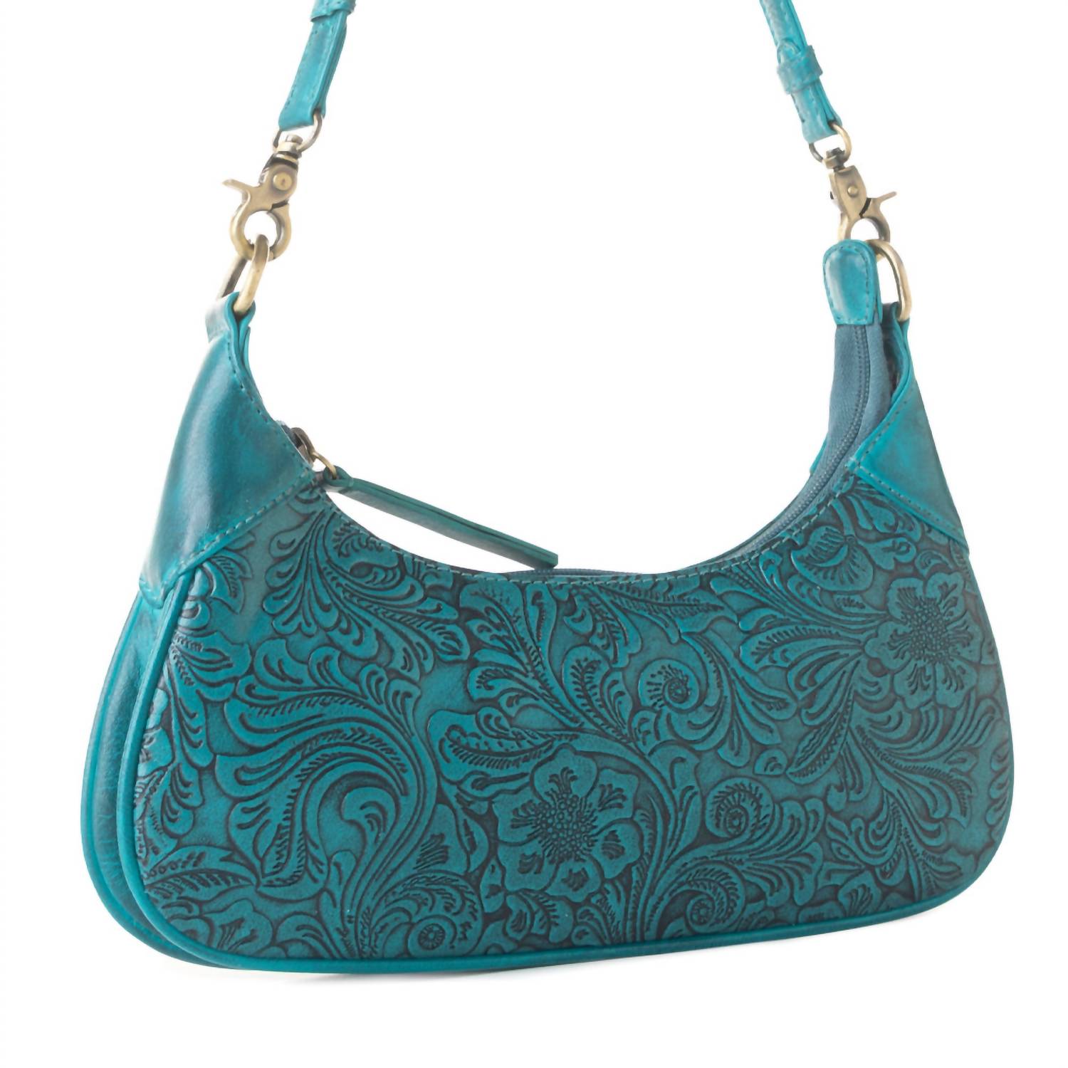 Myra Bag - Heritage Vine Embossed Leather Bag