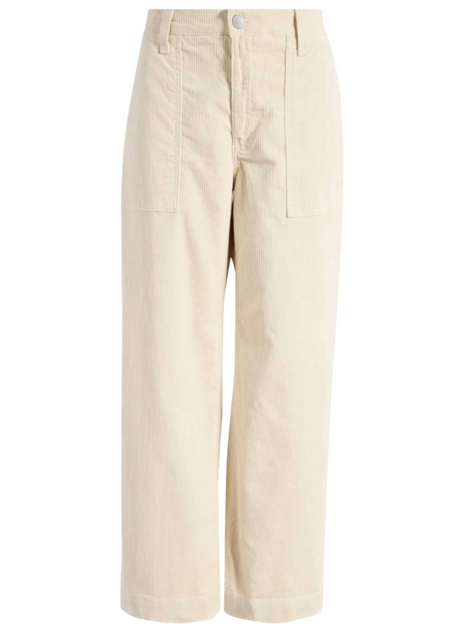 Ag Jeans - Saige Wide Leg Crop Corduroy Jean