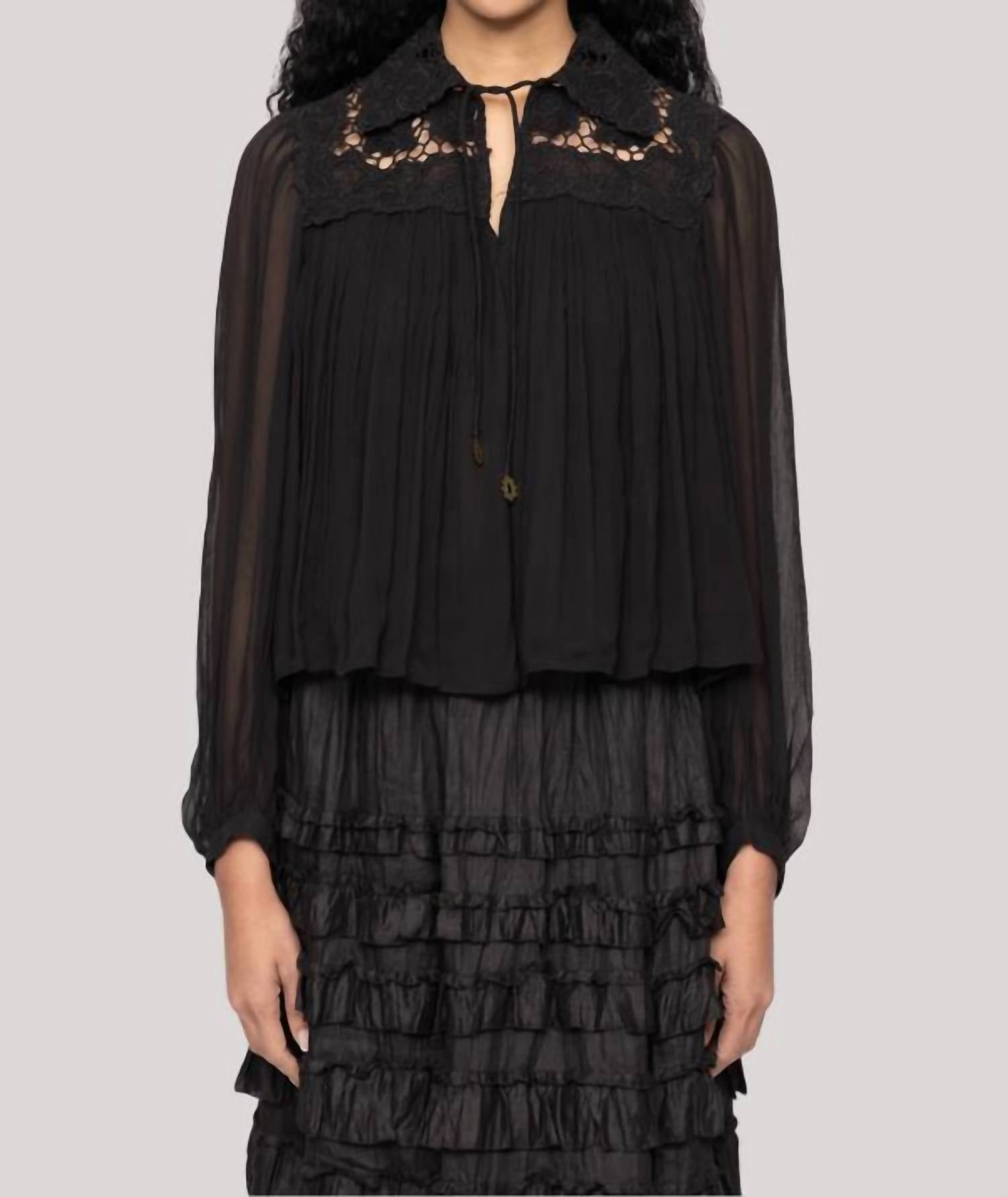 Sea - Women's Daphne Lace Long Sleeve Top