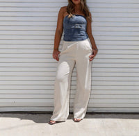 Emory Park - Buckle Up Denim Top