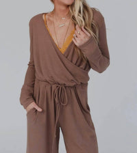 Three Bird Nest - As It Was Cross Front Jumpsuit