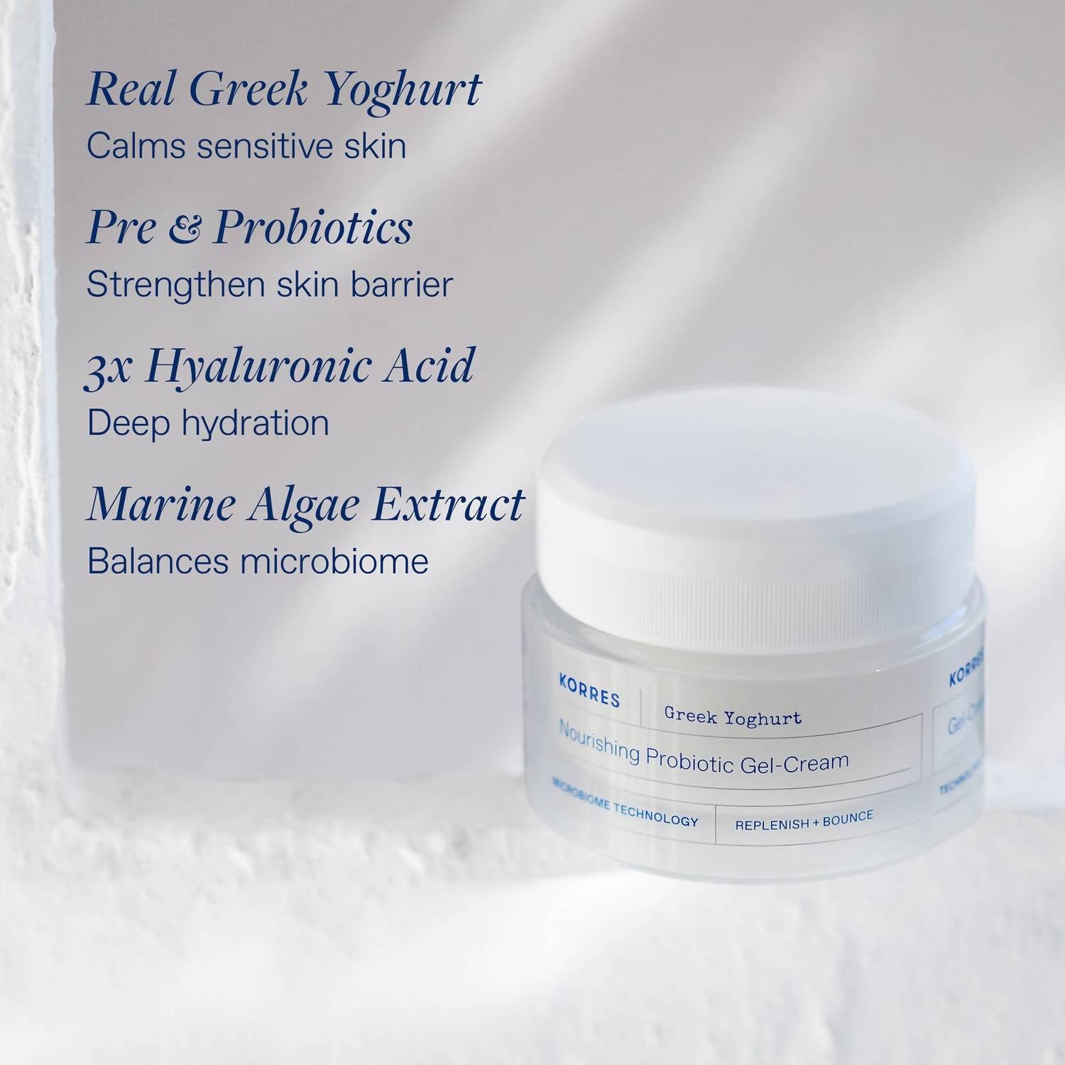 Korres - Greek Yoghurt Nourishing Probiotic Gel Cream