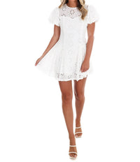 Ee:Some - Forever Changing Lace Mini Dress