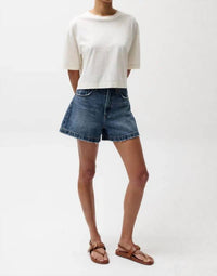 Pistola - Sage High Rise A Line Short