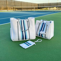 Five Love - Women Courtside Large Tennis Racket Tote Bag