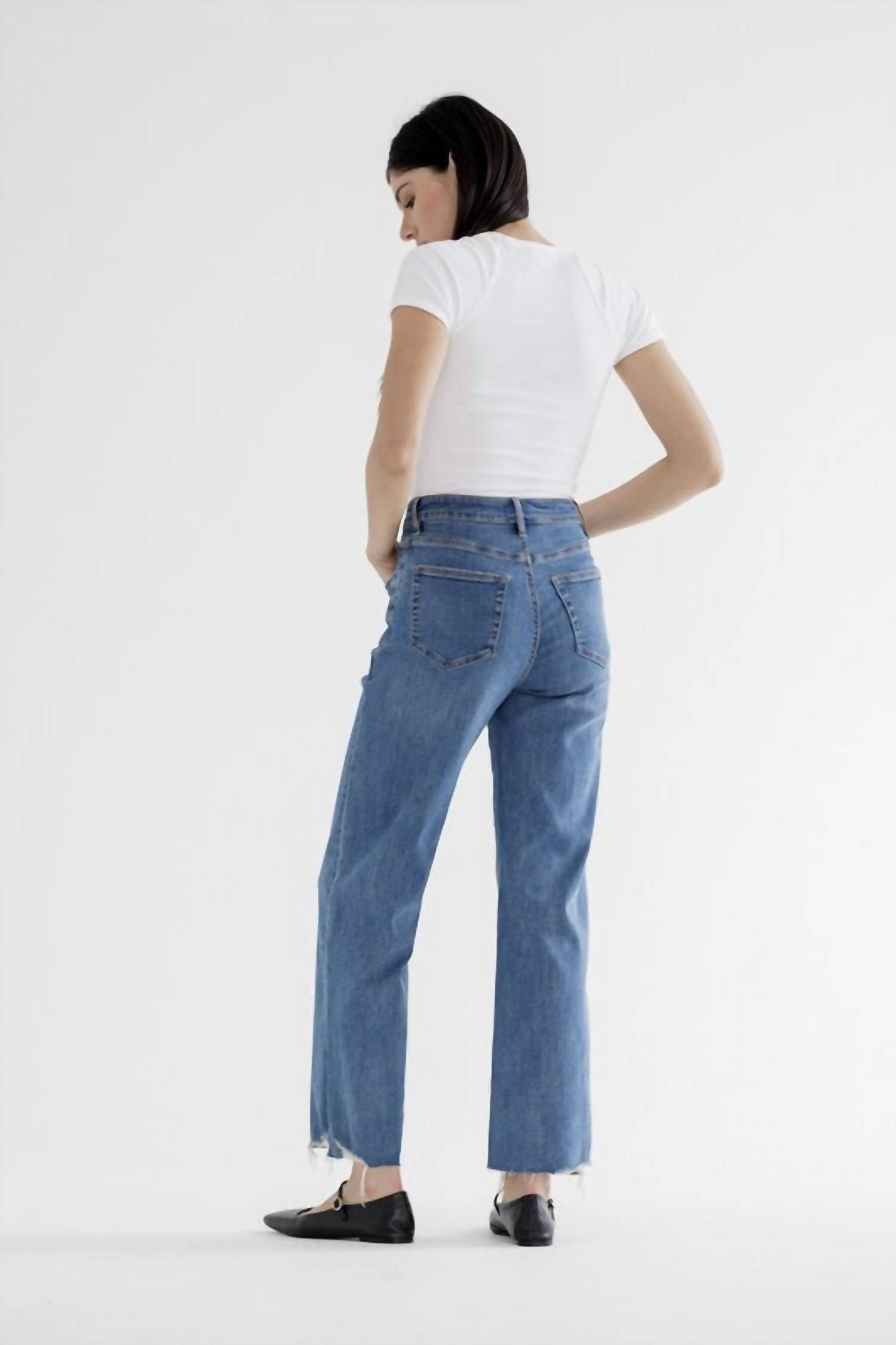 mica denim Marilyn Jeans in blue - women's jeans - view 4