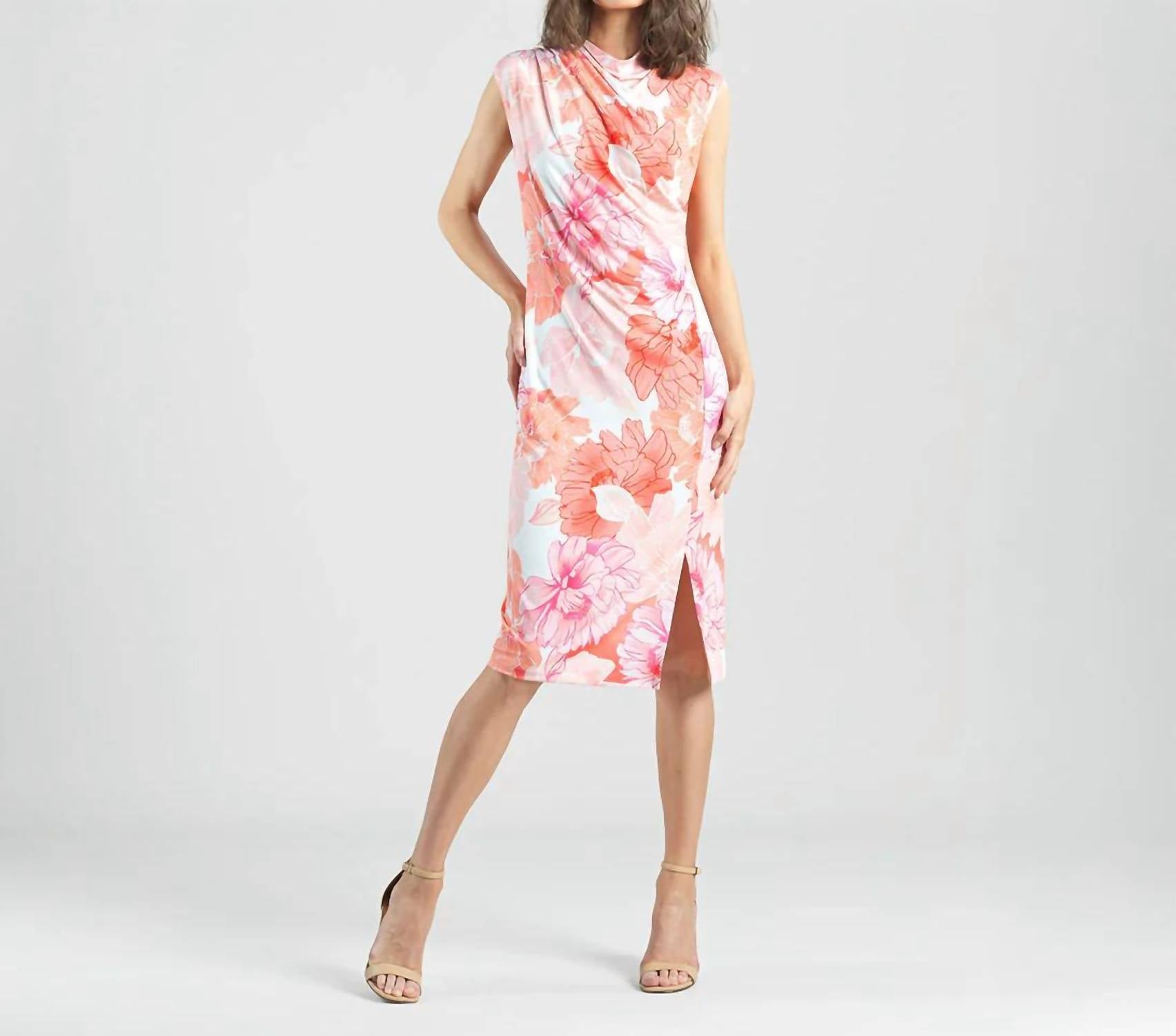 Clara Sun Woo - Sunset Petals Midi Dress