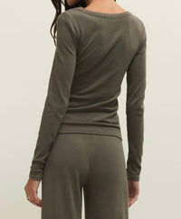 Z Supply - Renae Rib Long Sleeve Top