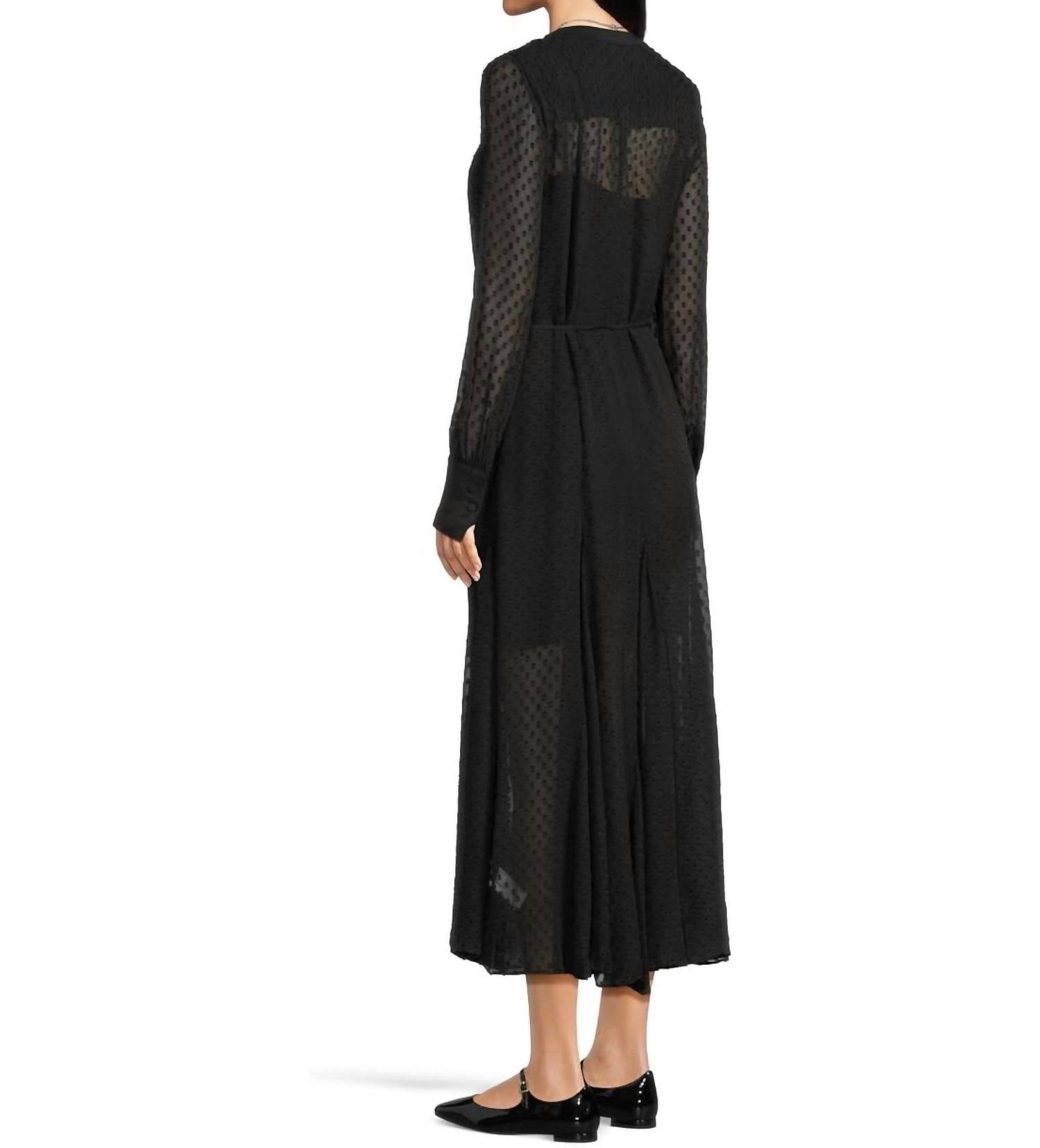 Madewell - Button Front Long Sleeve Dress