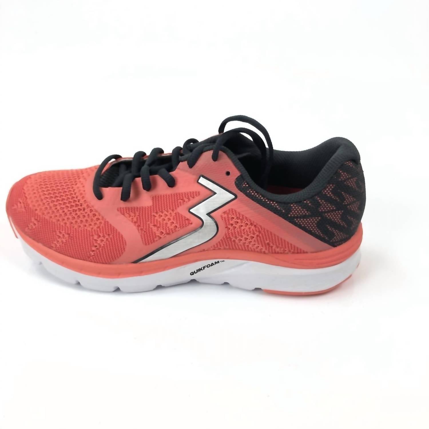 361 Degrees Women's Spinject Running Shoes in coral ebony - women's shoe - detail view