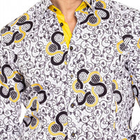 Eight X - Honeycomb Hive Button Down Shirt