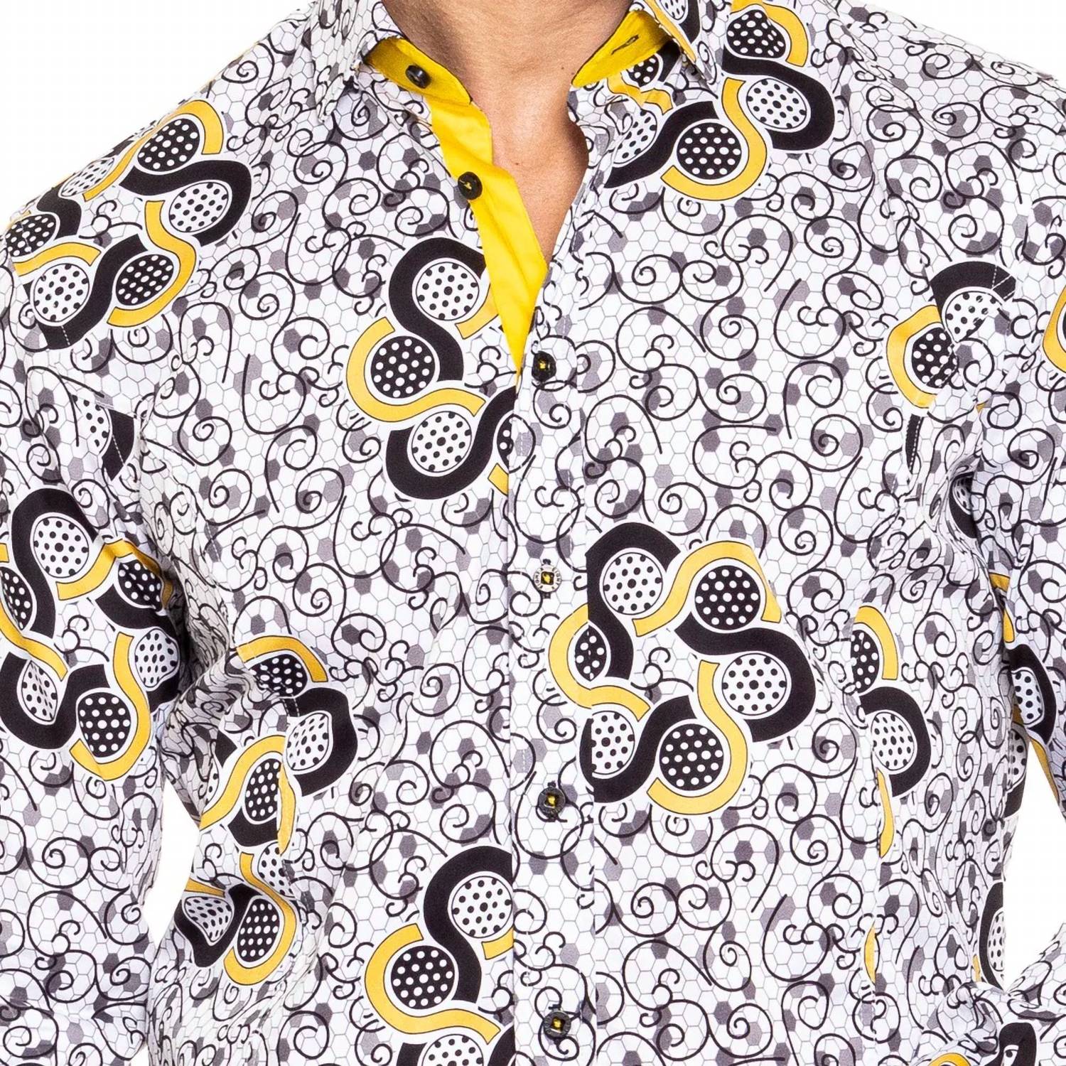 Eight X - Honeycomb Hive Button Down Shirt