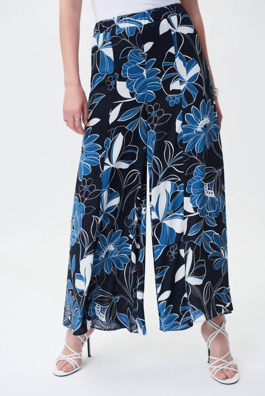 Wide Leg Floral Pants