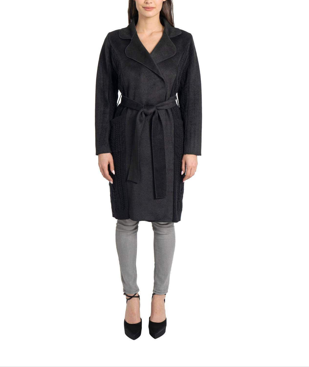 Love Token - Callie Long Sleeve Sweater Coat