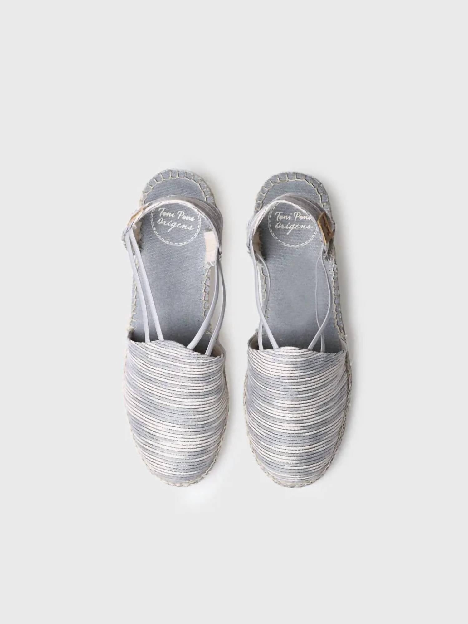 Toni Pons Women's Tania-zr Wedge Espadrilles With Elastic Straps in blau - women's shoe - alternate view