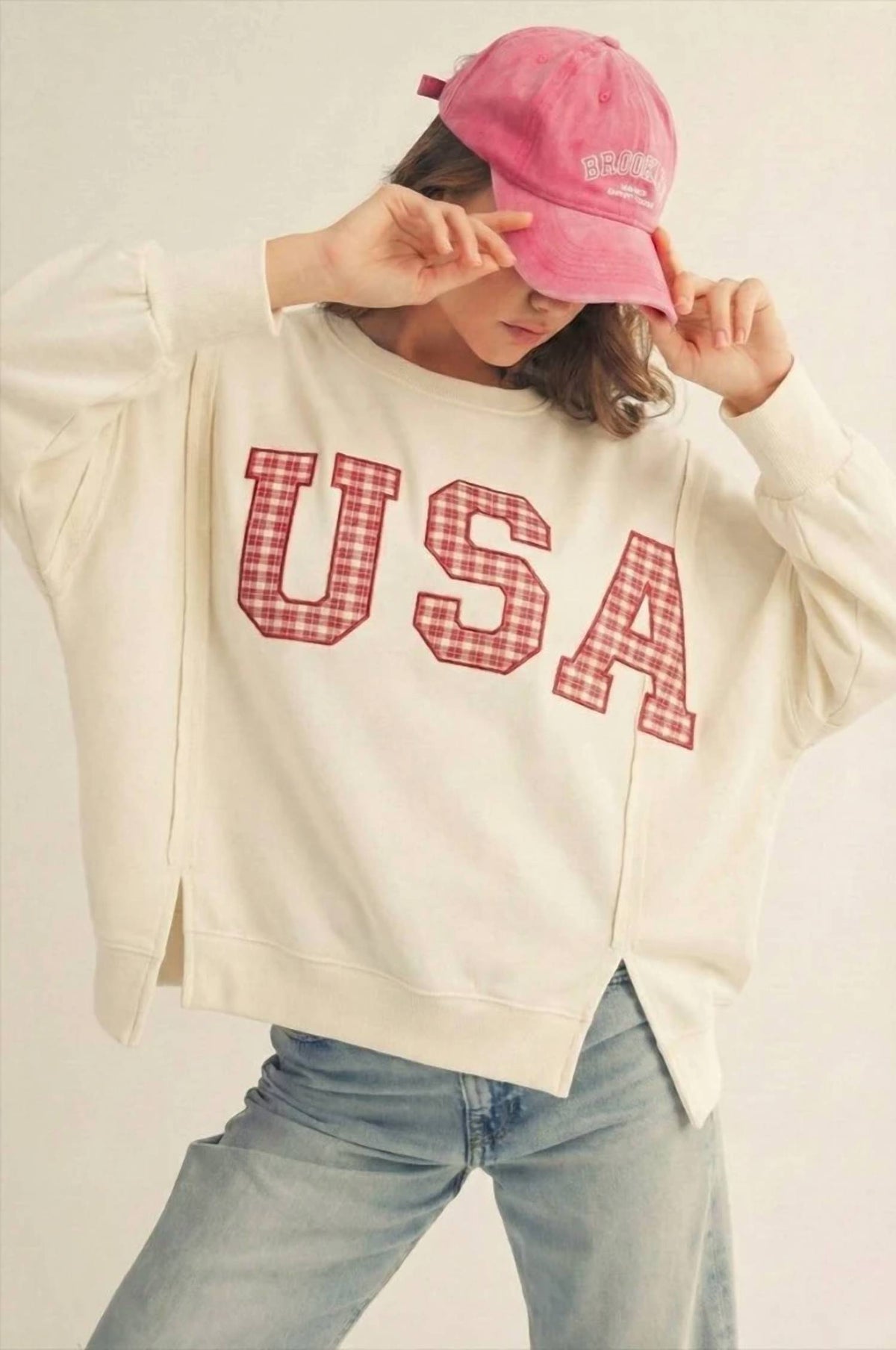 Lovlov - 4th Of July Patch Beloved Pullover Sweatshirt
