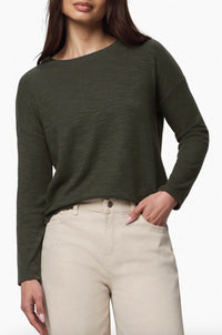 Splendid Callista Long Sleeve Tee in spruce - women's long sleeve top