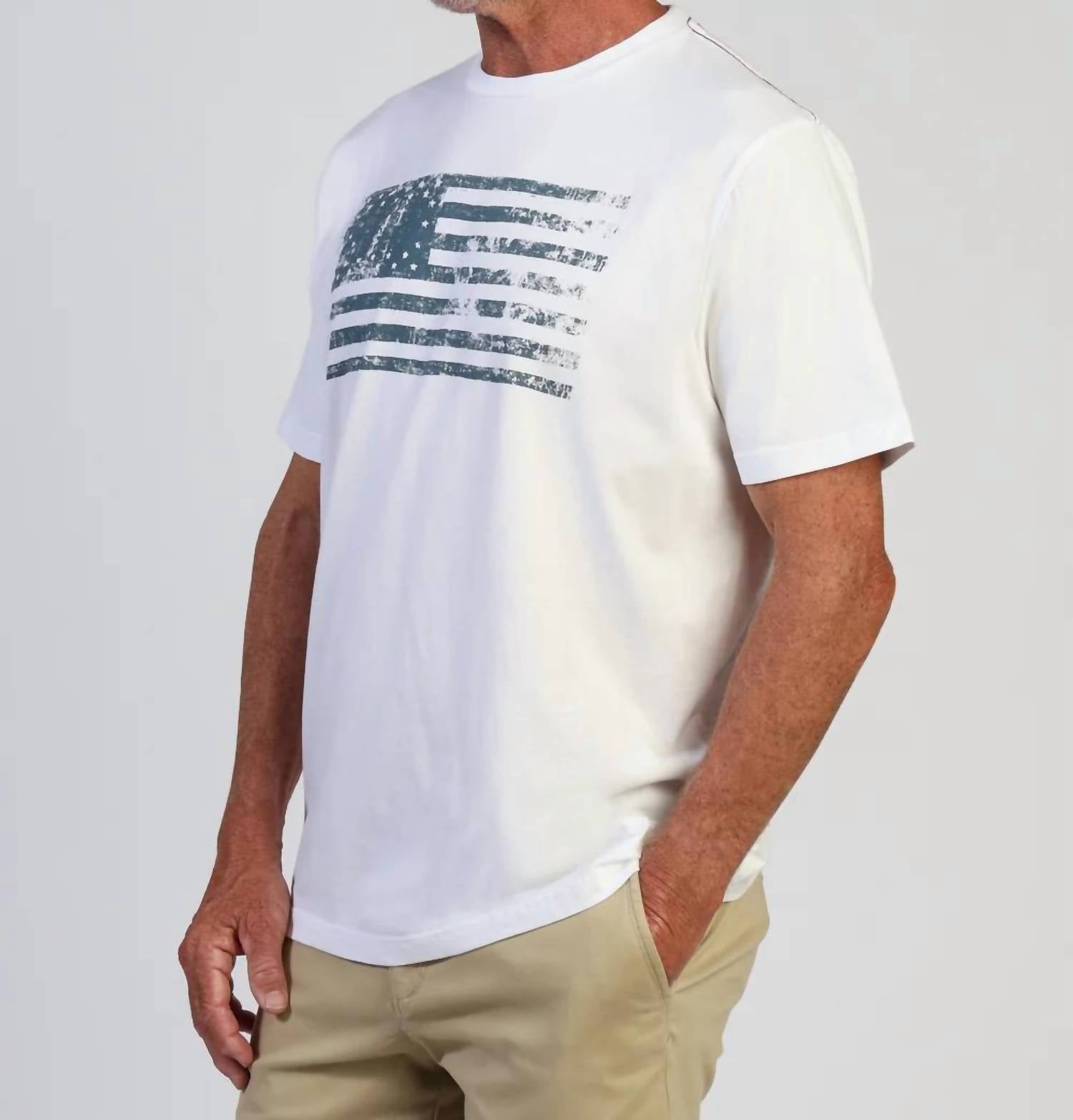 True Grit - Short Sleeve Raw Edge Crew Tee